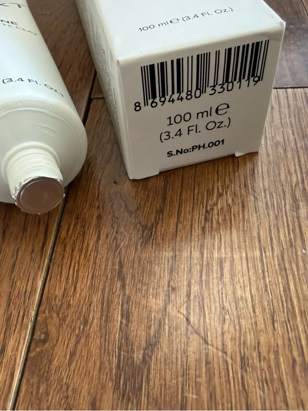 NIB 3.4oz NEXXT Anti Acne Bentonite Clay Mask - White